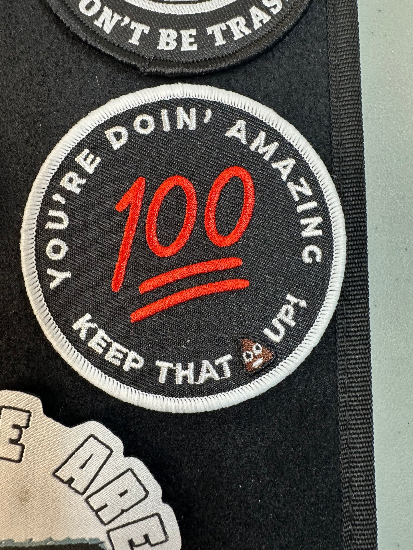 You’re Doin’ Amazing Patch Funny Morale Velcro Backing | Motivation | Positive Vibes