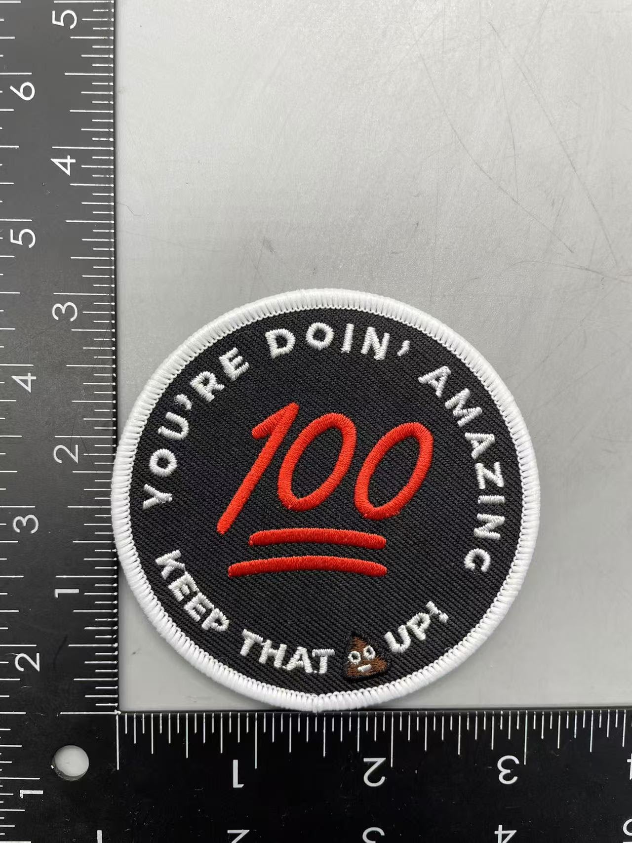 You’re Doin’ Amazing Patch Funny Morale Velcro Backing | Motivation | Positive Vibes