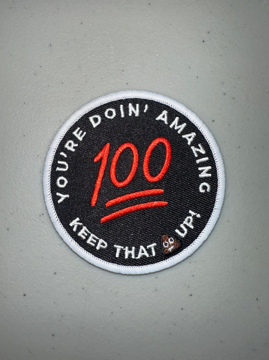 You’re Doin’ Amazing Patch Funny Morale Velcro Backing | Motivation | Positive Vibes